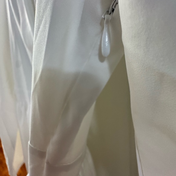 Vintage Style Plain White V-Neck Maxi Dress , NWOT - Picture 6 of 10